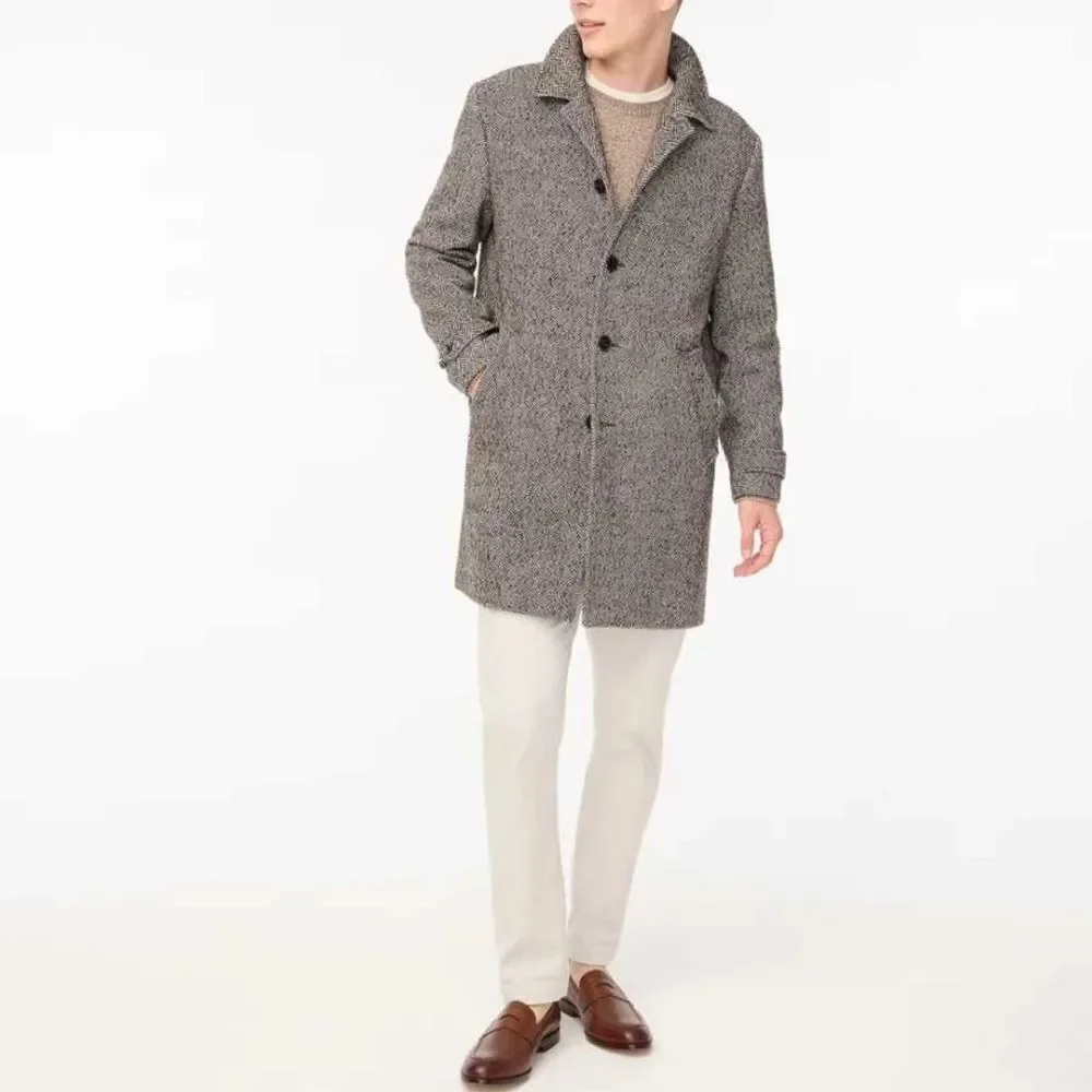 NWTs J. Crew Thompson Wool Blend Car Coat Size 36
